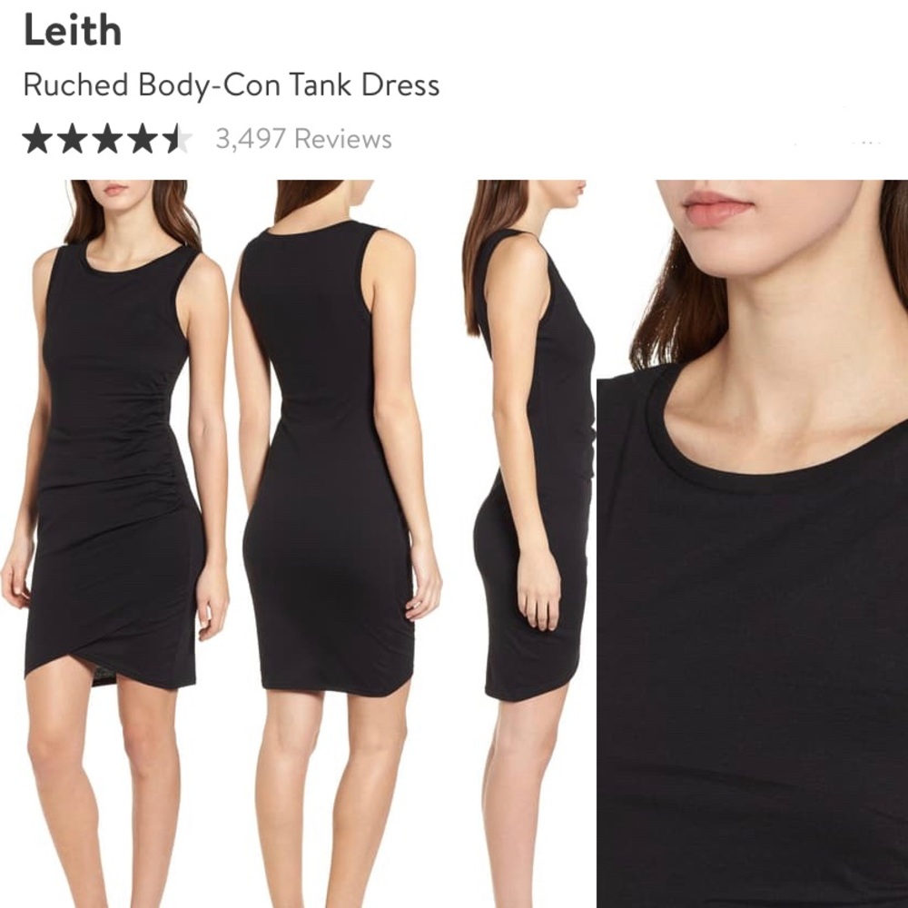 Leith Nordstrom black dress